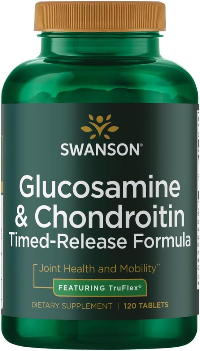 Swanson Timed-Release Glucosamine Chondroitin 750/600 mg - 120 Tablets