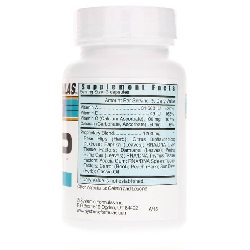 Systemic Formulas Bio Nutriment #101 Vitamin ACP Collagen Support - 60 Capsules - image 2