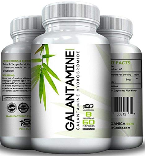 EVOGANICA Galantamine 8 mg Cognitive Support - 60 Tablets