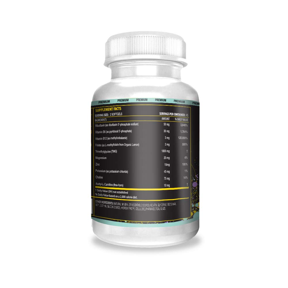ACTIF Methylation Mega Support with 10 Factors - 90 Capsules - image 3