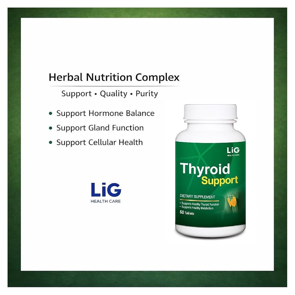 LIG Health Care Thyroid Support Natural Herbal Supplement - 60 Tablets - image 5