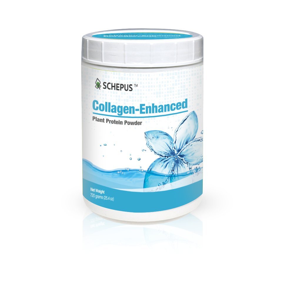 SCHEPUS Collagen-Enhanced Plant-Based Protein Powder - 25.2 oz