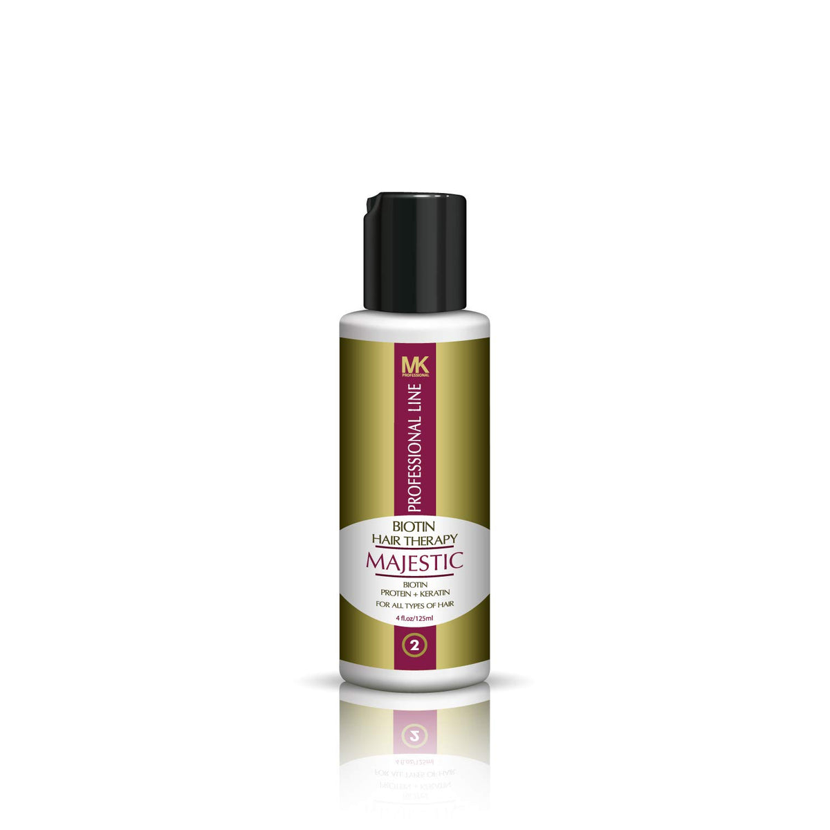 Majestic Keratin Hair Biotin Therapy Liquid - 4 Fl Oz