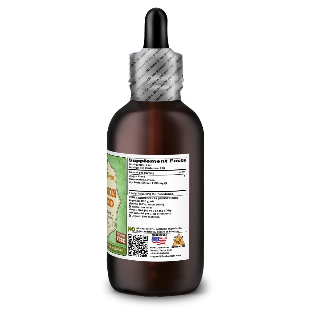 Herbal Terra LLC Dragon Blood Resin (Daemonorops Draco) Tincture