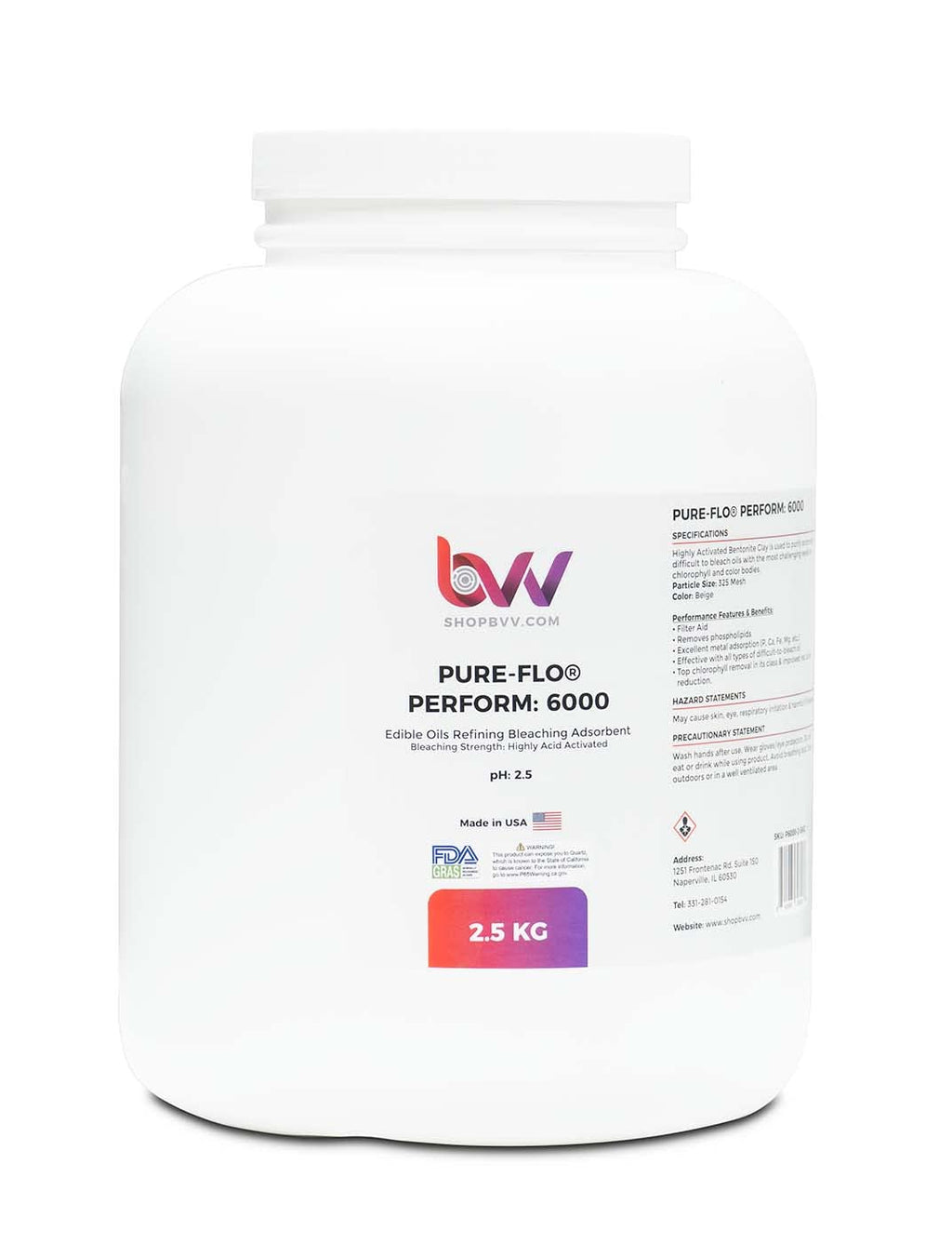 BEST VALUE VACS BVV Pure-Flo Perform 6000 Highly Activated Bleaching