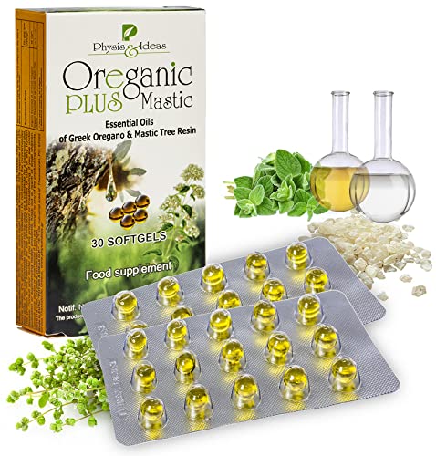 Physis & Ideas Oregano Essential Oil & Mastic Gum Softgels - 30 Count