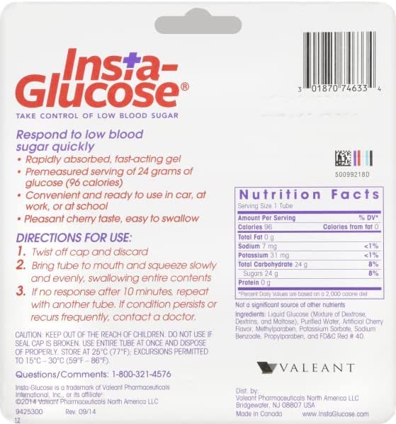 Supportiback Insta Glucose Gel Tri Pack - 24 Grams - image 2