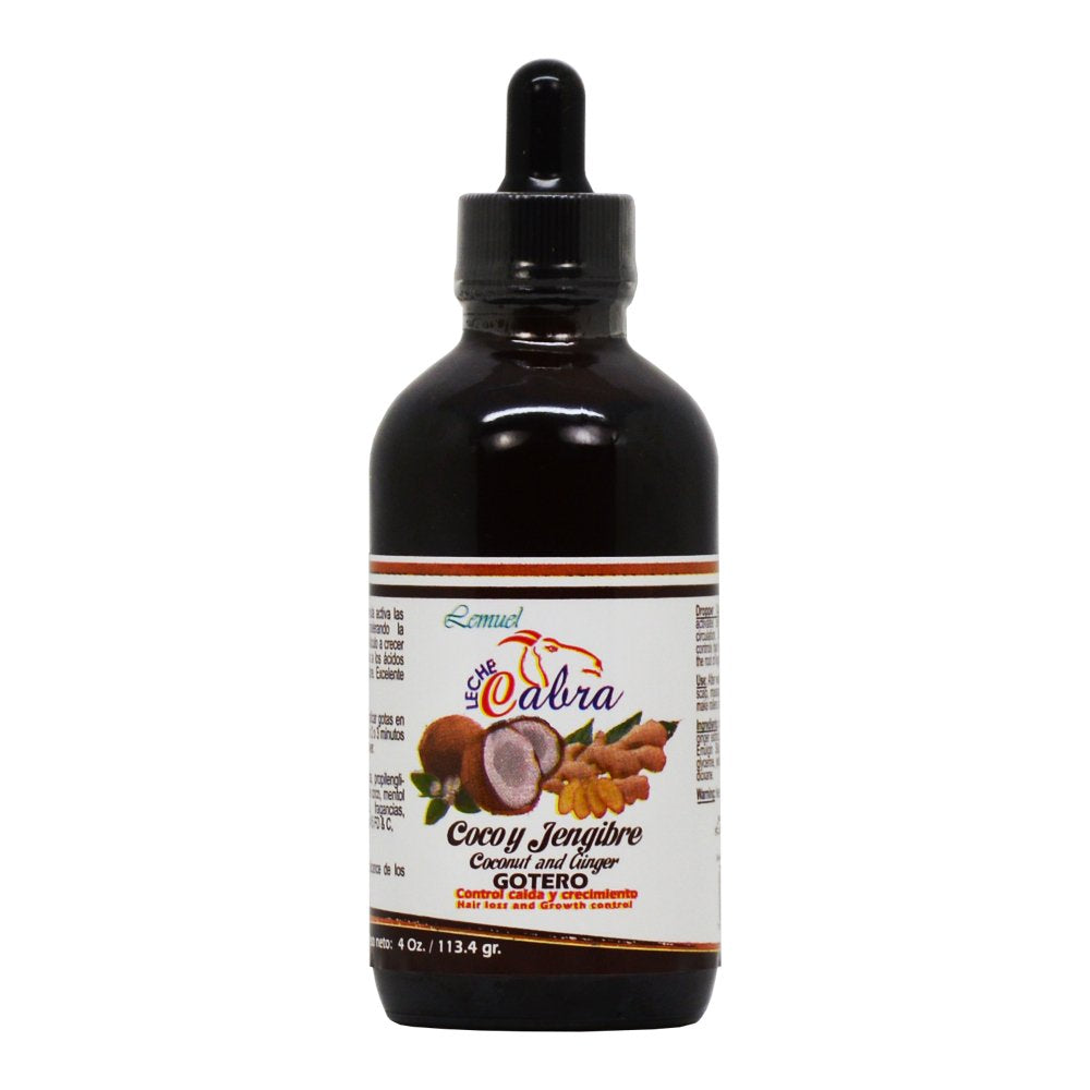 Lemuel Leche Cabra Coco y Jengibre Coconut and Ginger Drops - 4 Fl Oz