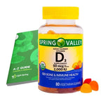 LightSpring Vitamin D3 Gummies 2000 IU - 80 Gummies