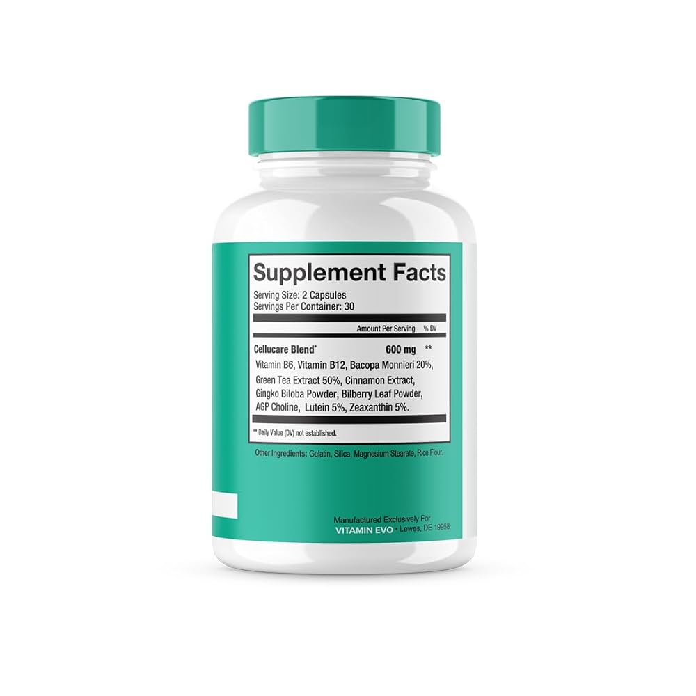 Vitamin Evo Cellucare Advanced Blood Support Formula - 180 Capsules - image 3