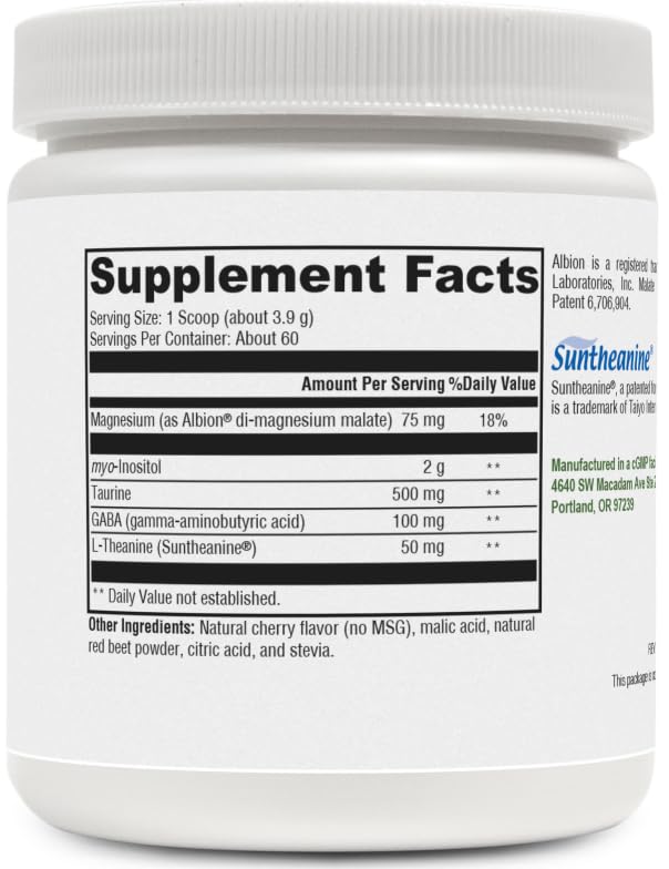 HormoneSynergy Relax Synergy Powder Natural Cherry - 1 Count - image 2