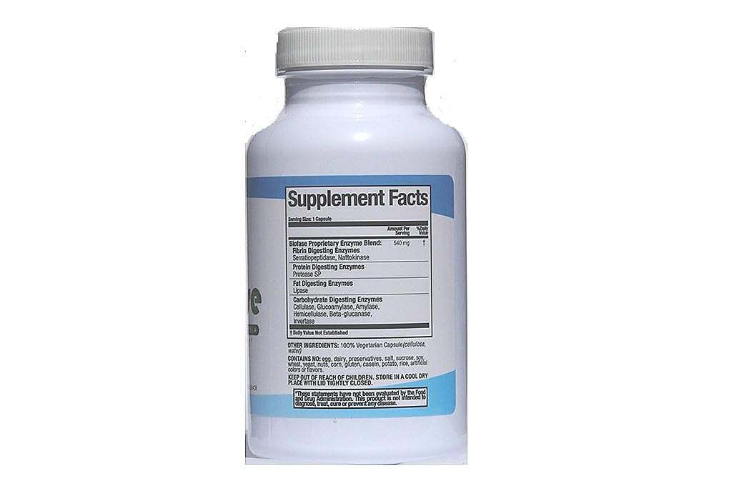 Biofase Enzymes & Microfase Herbal Kit - 180 & 120 Capsules - image 3