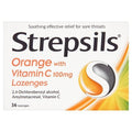 Strepsils Orange with Vitamin C 100mg - 36 Lozenges