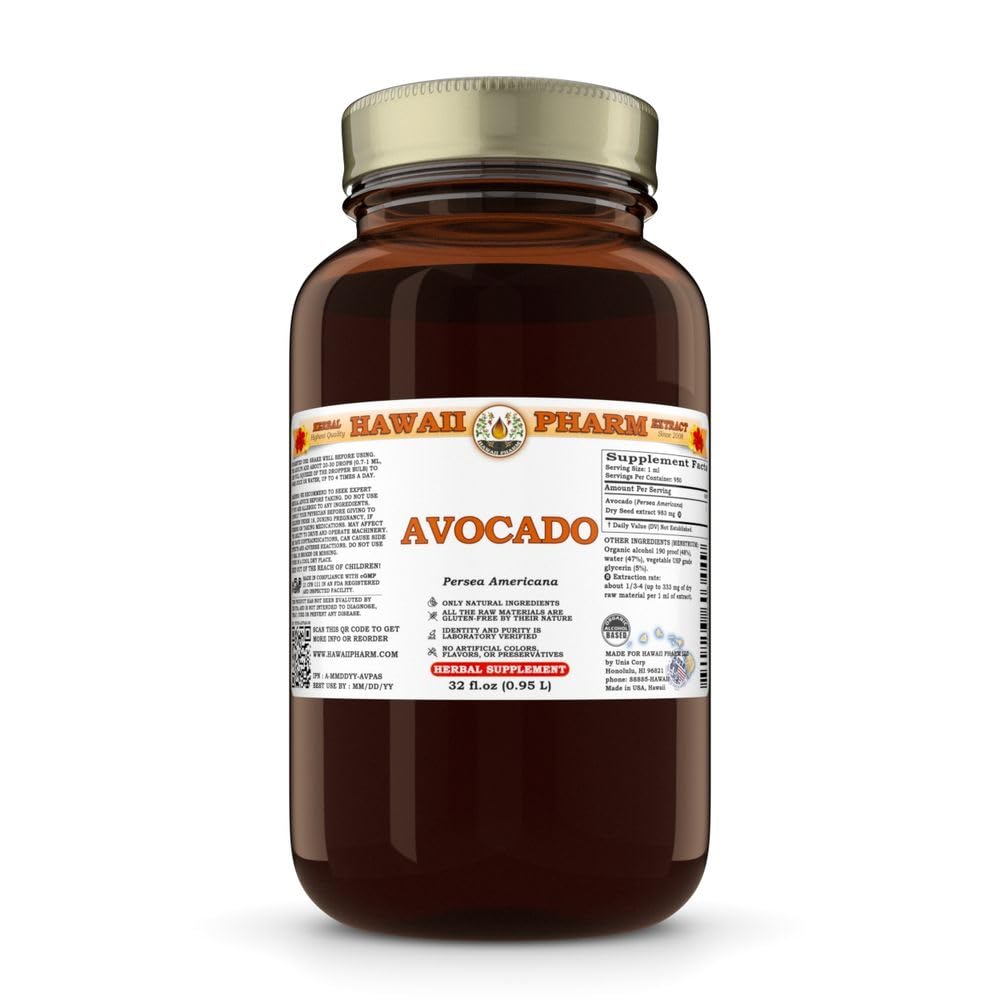 Hawaii Pharm Avocado (Persea Americana) Seed Liquid Extract