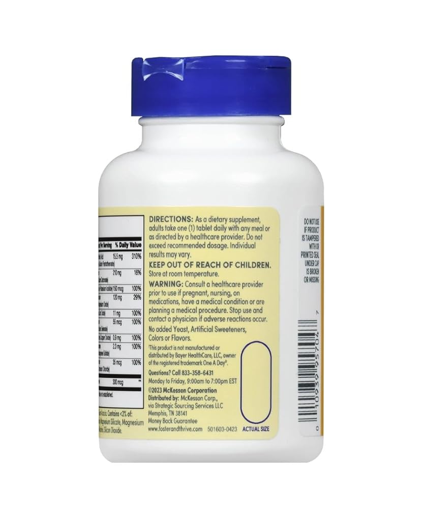 Foster & Thrive One Daily Women's Multivitamin - 100 Tablets - image 4