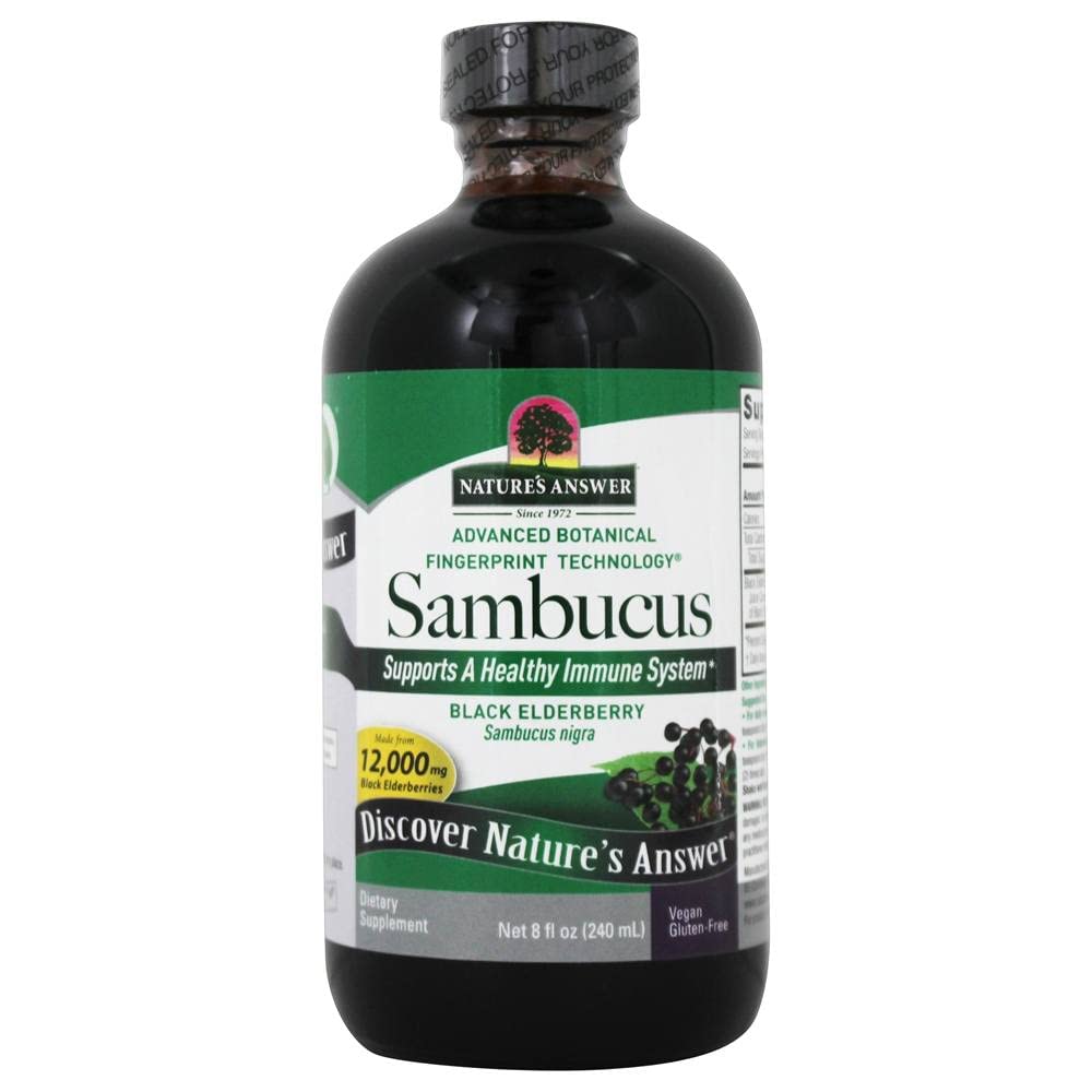 Nature's Answer Sambucus Elderberry Liquid Extract - 8 fl. oz. - image 2