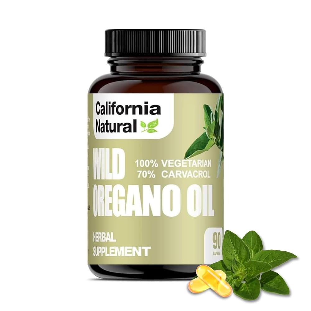 YISHIDA Wild Oregano Oil Vegetarian Softgels - 90 Capsules