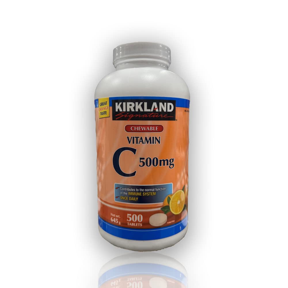 Natures Aid Kirkland Vitamin C 500mg - 500 Chewable Tablets