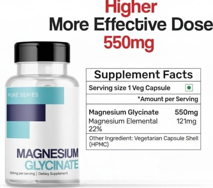 Magnesium Glycinate High Absorption Form for Muscle & Nerve Support - image 3