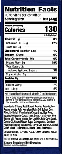 Fiber One Caramel Nut Chewy Protein Bars - 10 Count - image 3