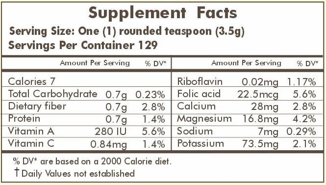 HERBAL HILLS Alfalfa Leaf Powder - 16 Oz - image 3