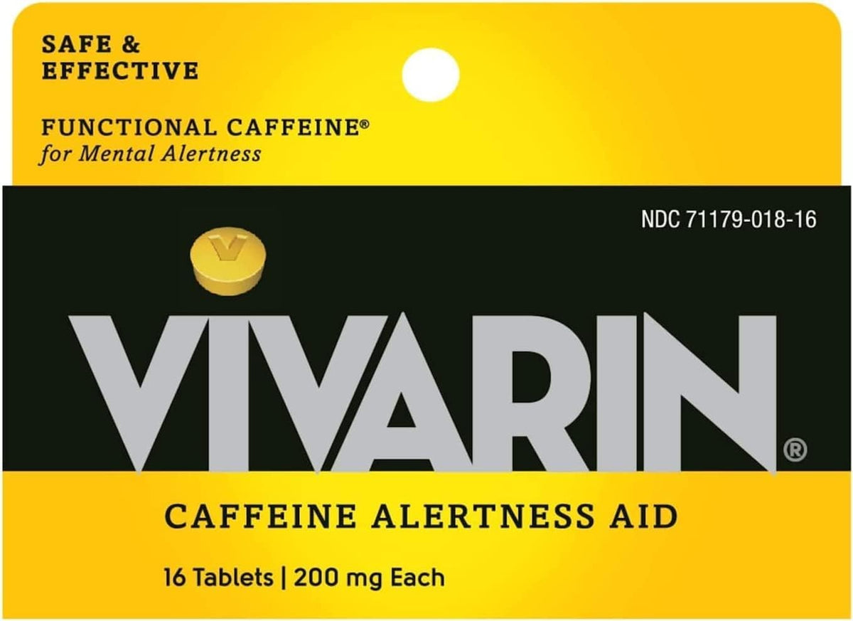 Vivarin Caffeine Pills 200mg Alertness Aid - 48 Tablets