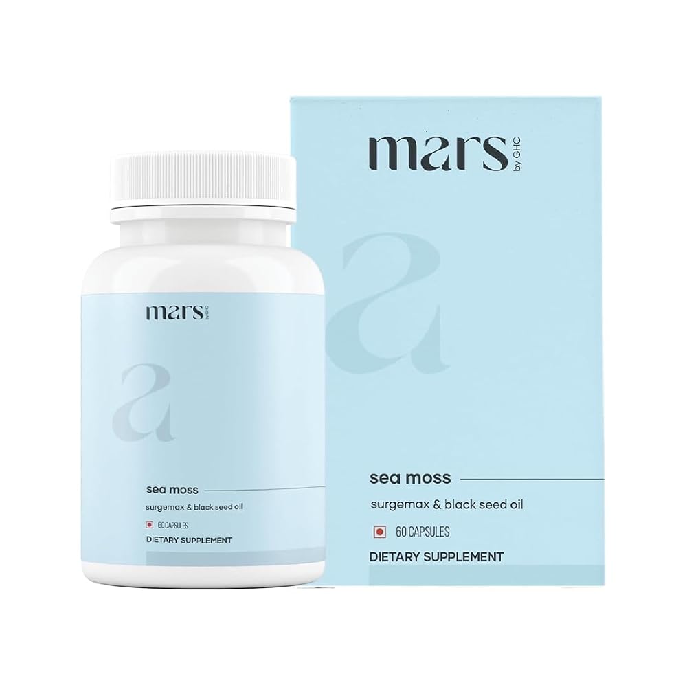 Mars by GHC Sea Moss Caps Surge Natural - 60 Capsules