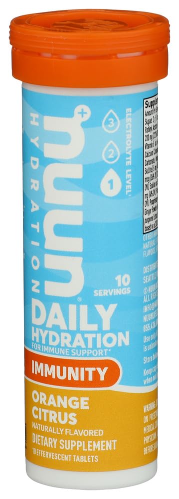 Nuun Immunity Orange Citrus Electrolyte Replacement - 1.9 oz - image 3