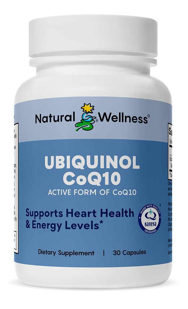 Natural Wellness Ubiquinol CoQ10 100mg - 30 Softgels