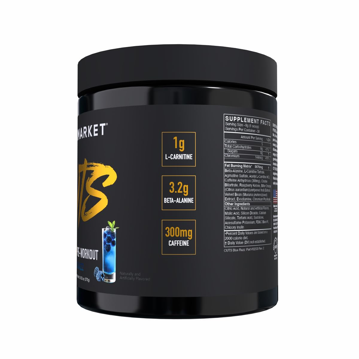 BLACKMARKET CUTS Pre Workout