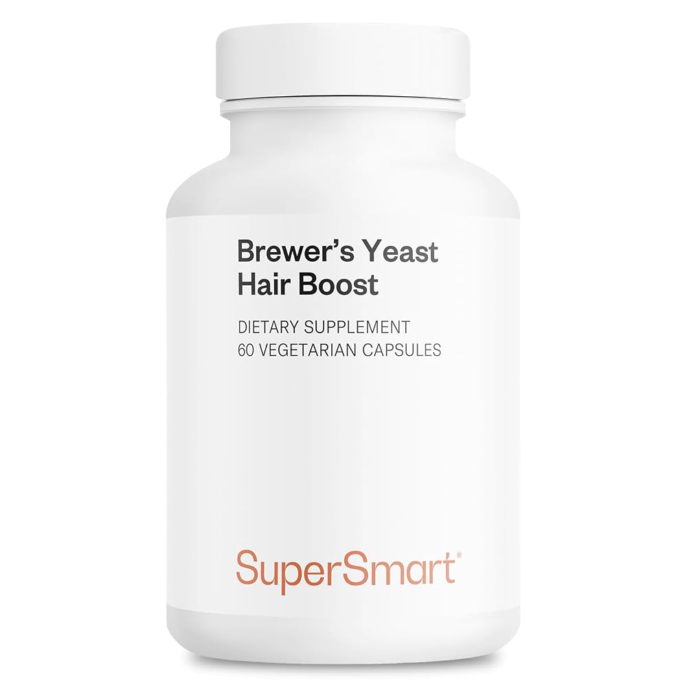 Supersmart Brewer's Yeast Hair Boost with Biotin & Zinc - 60 Vegetarian Capsules