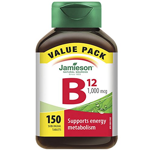 Jamieson Vitamin B12 1,000 mcg Fast Dissolving - 150 Tablets