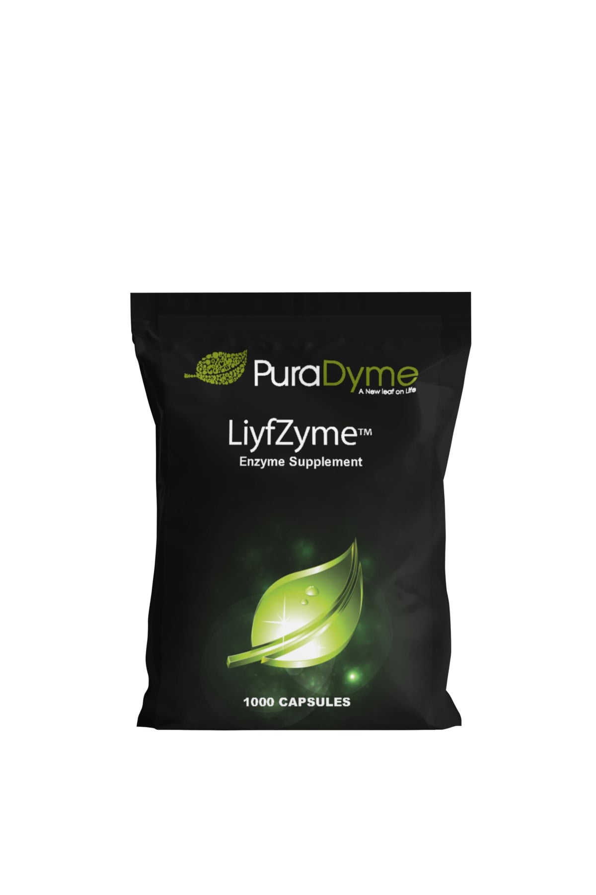 PuraDyme LiyfZyme Plant-Based Enzyme Supplement - 1000 Capsules