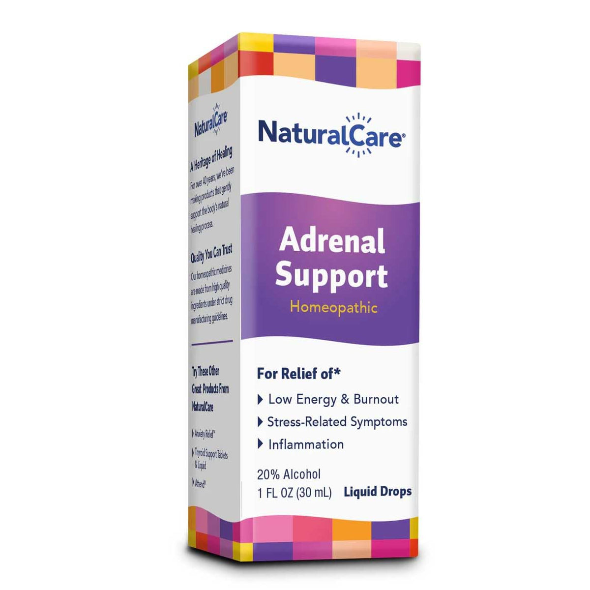 Natra-Bio NaturalCare Adrenal Support Homeopathic Drops - 1 Fl Oz