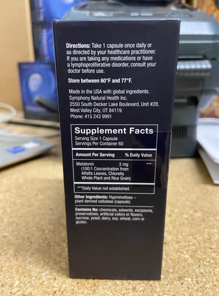 Herbatonin® 3mg Plant-Based Melatonin Sleep Supplement