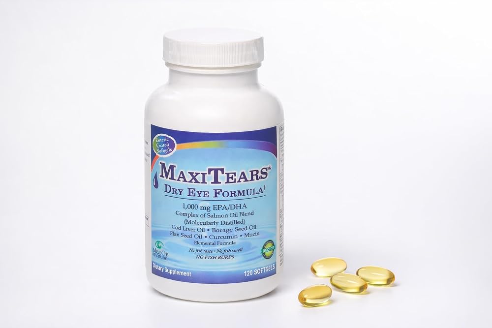 MaxiTears MedOp Dry Eye Formula - 120 Softgels - image 2