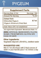 Secrets of the Tribe Pygeum Tincture Alcohol-Free Extract