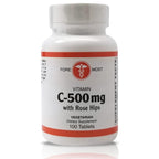 Holistic Health Vitamin C-500 with Rose Hips - 100 Tablets