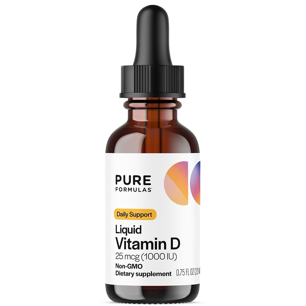 PureFormulas Vitamin D3 Drops 25 mcg (1,000 IU) - 0.75 fl oz