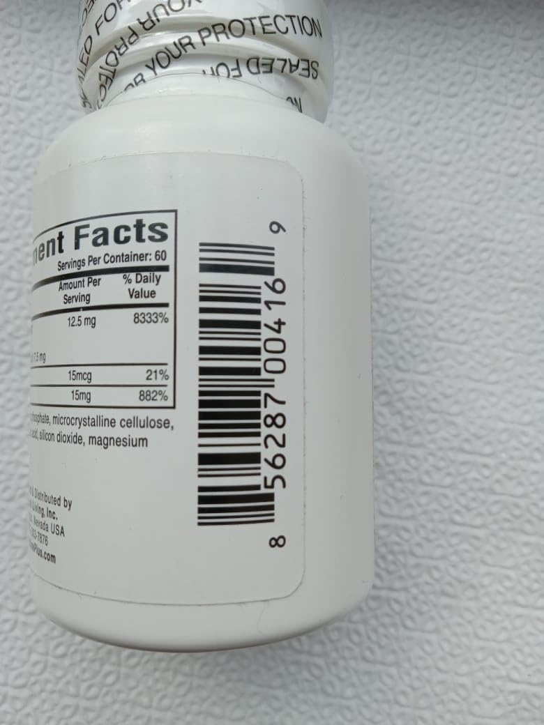 Natural Living Iodine Plus 2 Supplement - 300 Tablets (5 x 60) - image 5