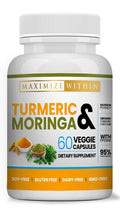 Maximize Within Turmeric + Moringa with Piperine - 60 Vegetarian Capsules