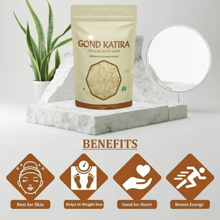 Generic Organics Gond Katira Pure Organic Tragacanth - 200 gm - image 3