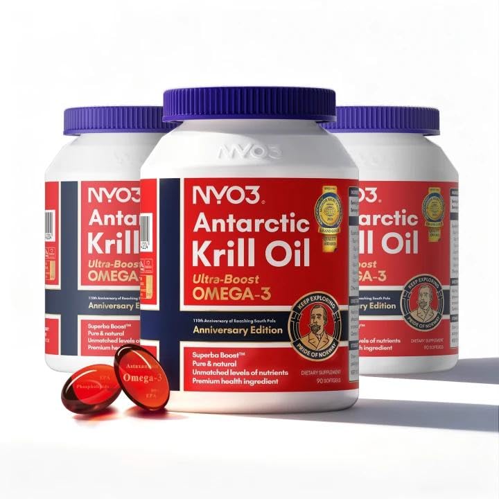 NYO3 Krill Oil Omega 3 Supplement