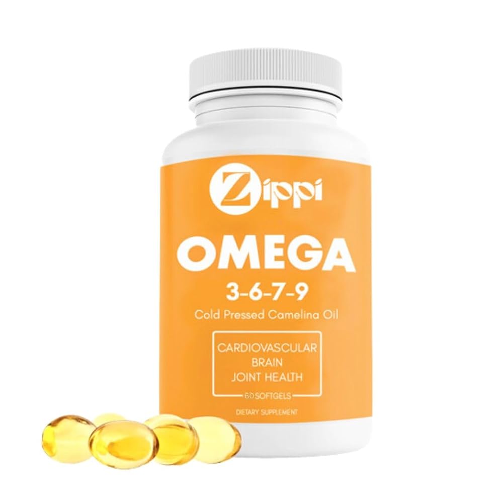 Zippi Plant-Based Omega 3-6-7-9 Supplement - 60 Softgels - image 2
