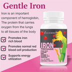 Generic Iron Tablets with Vitamin B12 and Folic Acid - 60 Tablets - image 5