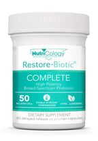 NutriCology Restore-Biotic Complete 50 Billion CFU - 60 Capsules