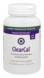 D'Adamo Personalized Nutrition ClearCal Calcium - 120 Vegetarian Capsules