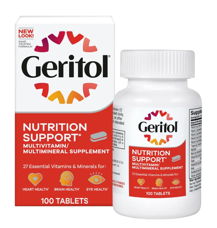 Geritol Multivitamin Nutritional Support - 100 Tablets