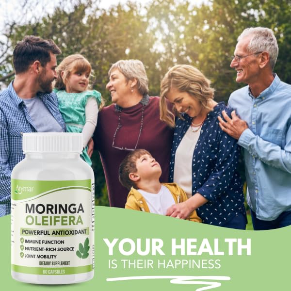 Arymar Moringa Oleifera 630mg - 60 Capsules - image 7