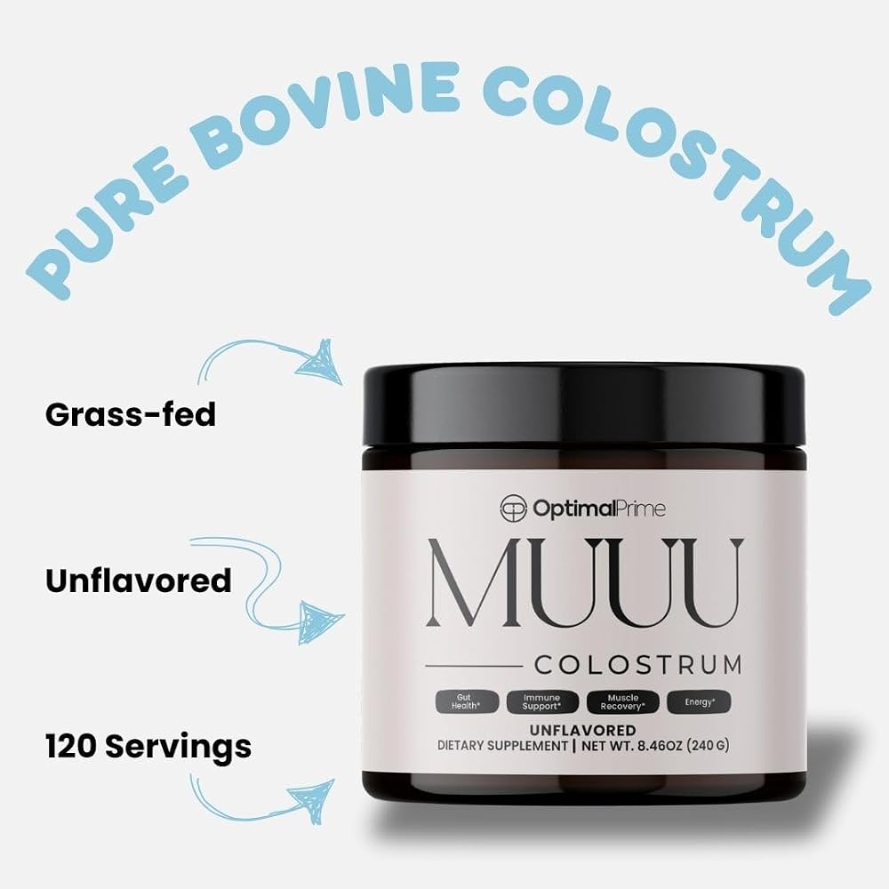 Optimal Prime Bovine Colostrum Powder for Gut Health - 120 Servings - image 3